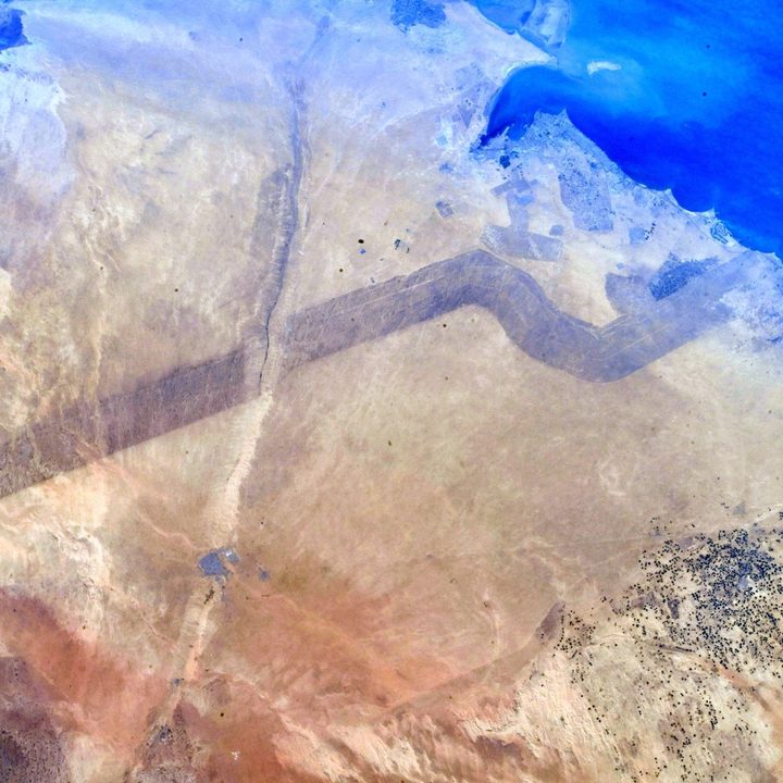 A view of Saudi Arabia and Kuwait from the space station.