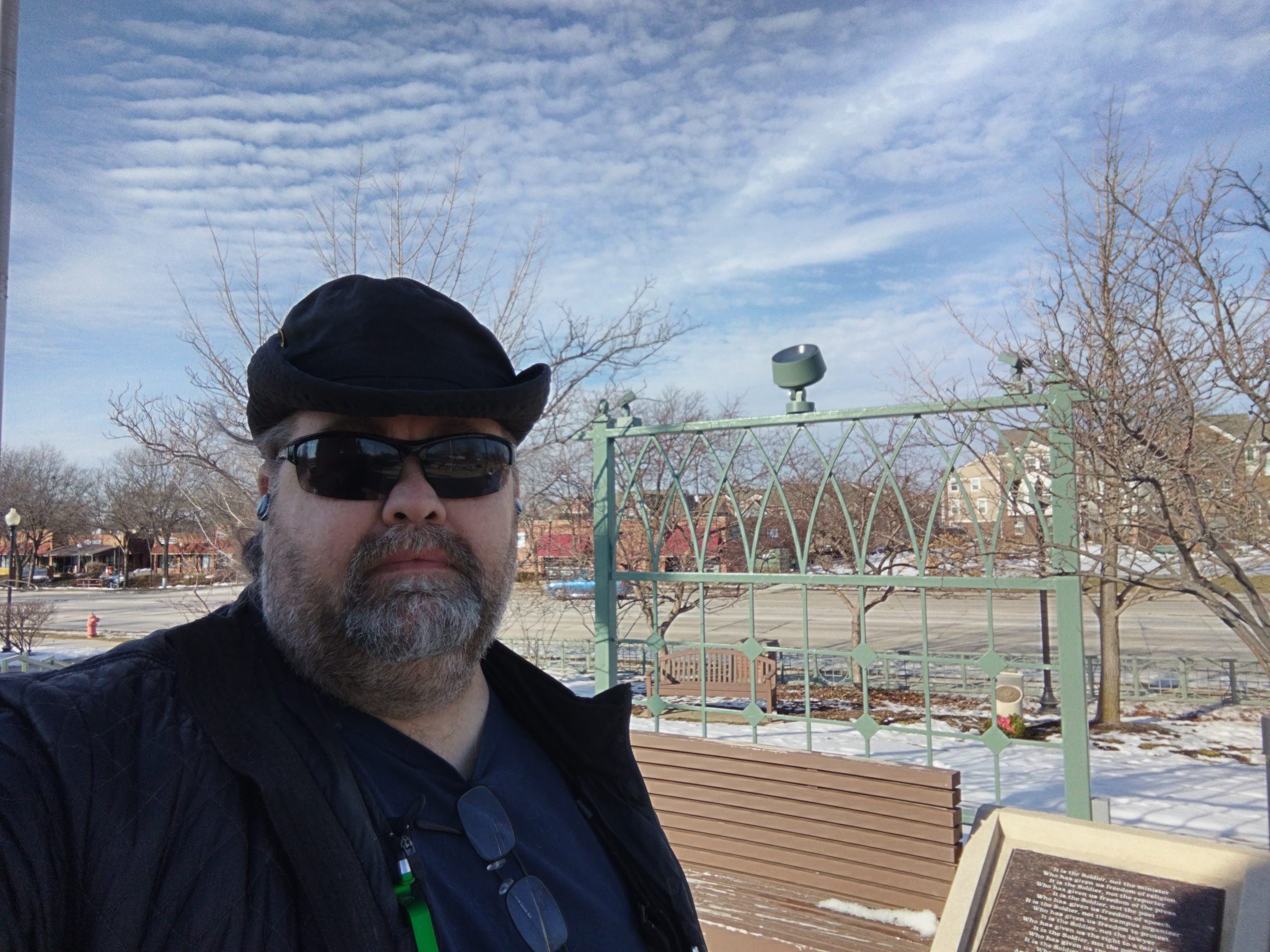 This is a selfie sample taken with the Kyocera Durasport 5G.