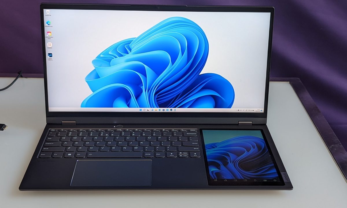 The Thinkbook Plus Gen 3 with Windows 11.