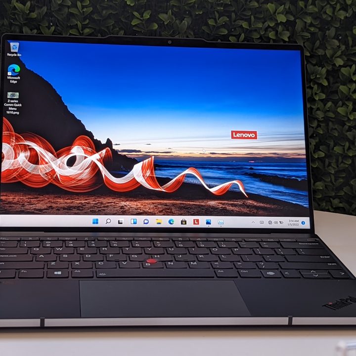Lenovo ThinkPad Z13 front view.