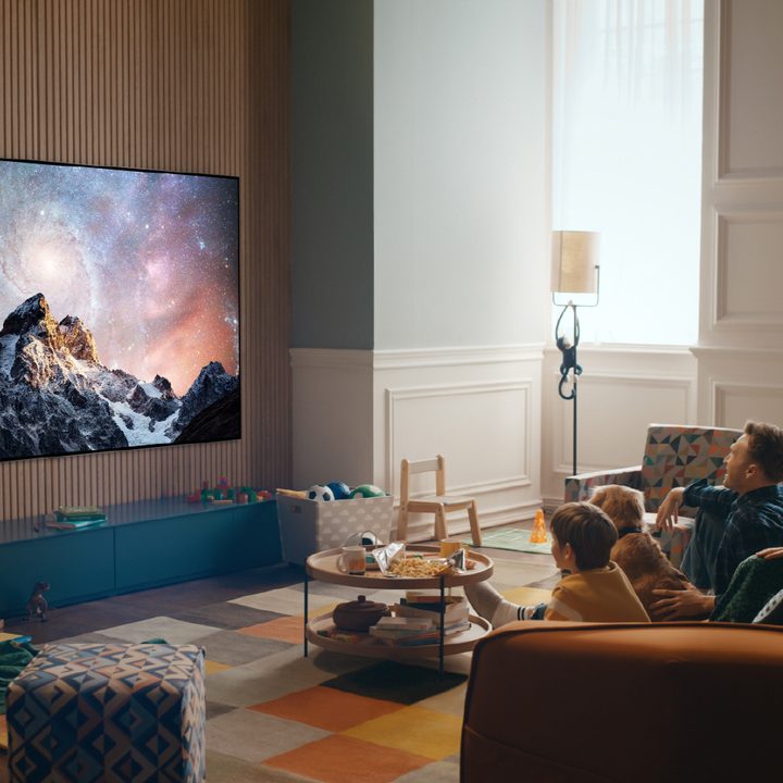 The 97-inch LG OLED EVO G2.