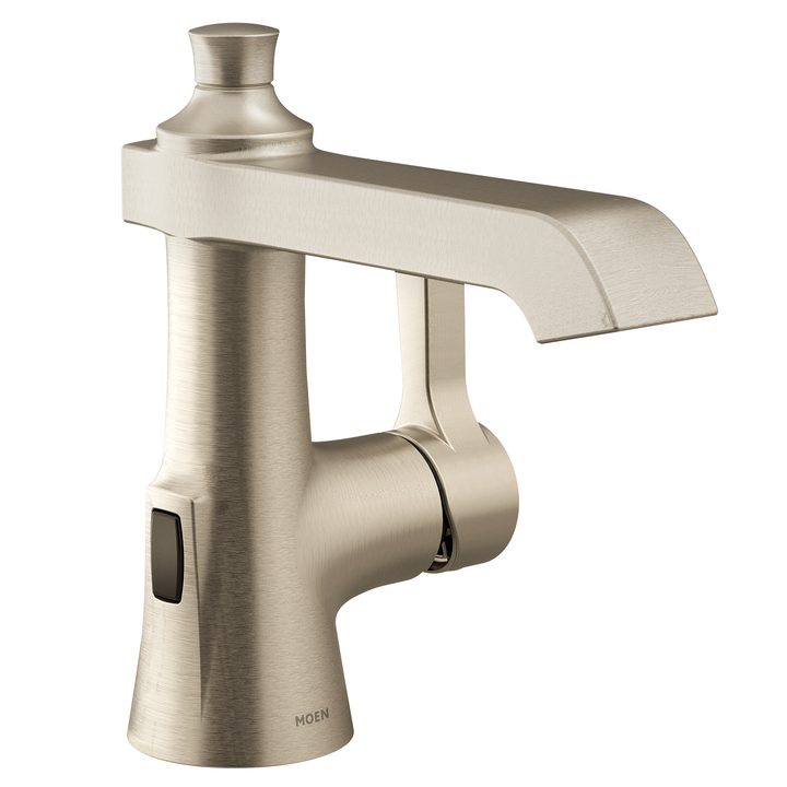 The Moen MotionSense Wave in brushed nickel.
