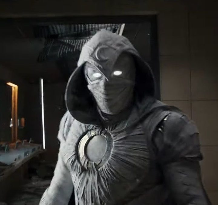 Oscar Isaac as Moon Knight in the new Moon Knight trailer.