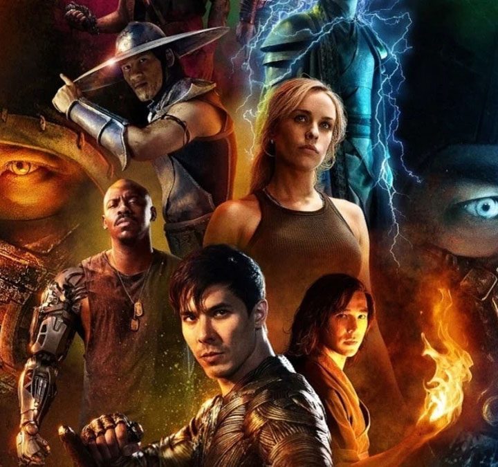 The cast of Mortal Kombat.
