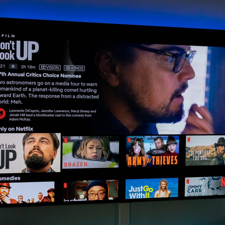 Netflix Home Screen.