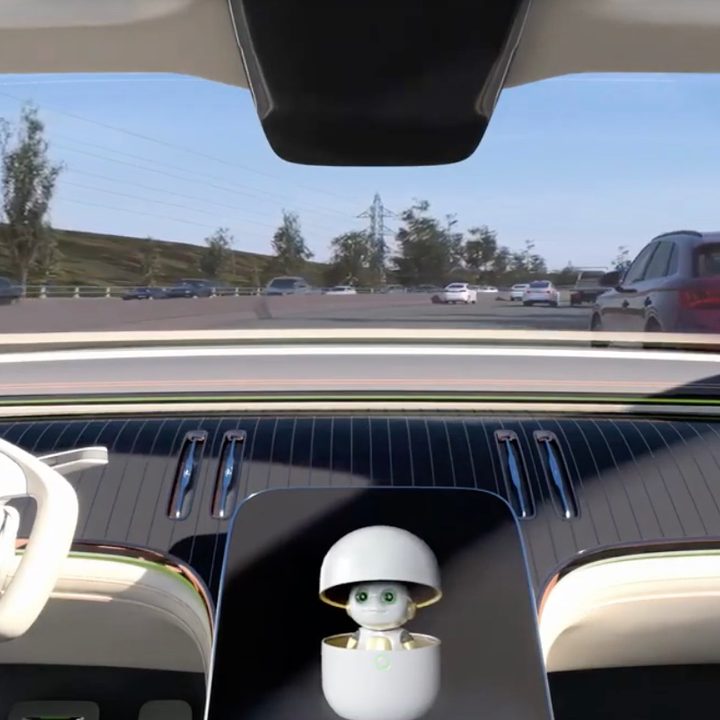 Nvidia shows off new A.I. features behind Drive Concierge digital assistant.