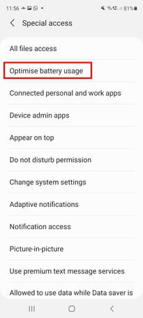 common samsung galaxy z flip 3 problems how to solve optimize battery usage