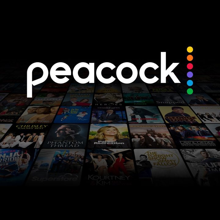 The Peacock TV app.