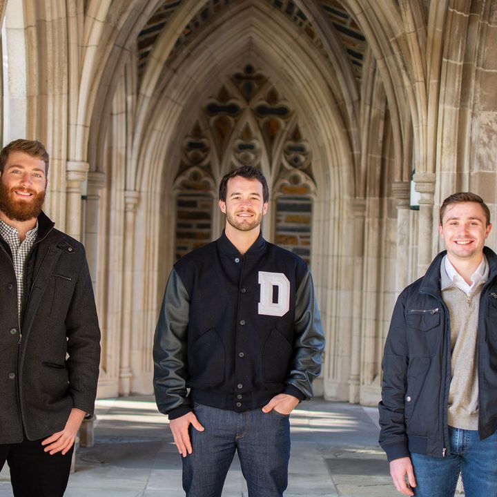 The cofounders of Protect3d, from left: Clark Bulleit, Kevin Gehsmann, and Tim Skapek.