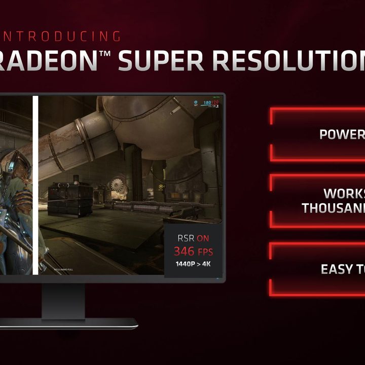Radeon Super Resolution explanation.