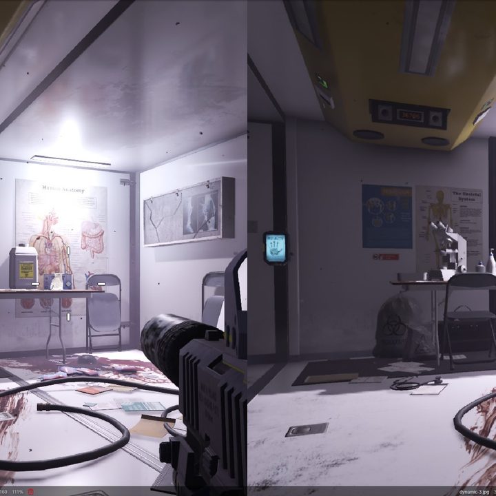 Image comparison in Rainbow Six Extraction.