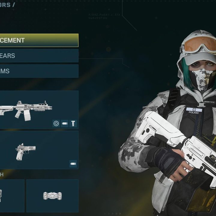 Ela loadout in Rainbow Six Extraction.