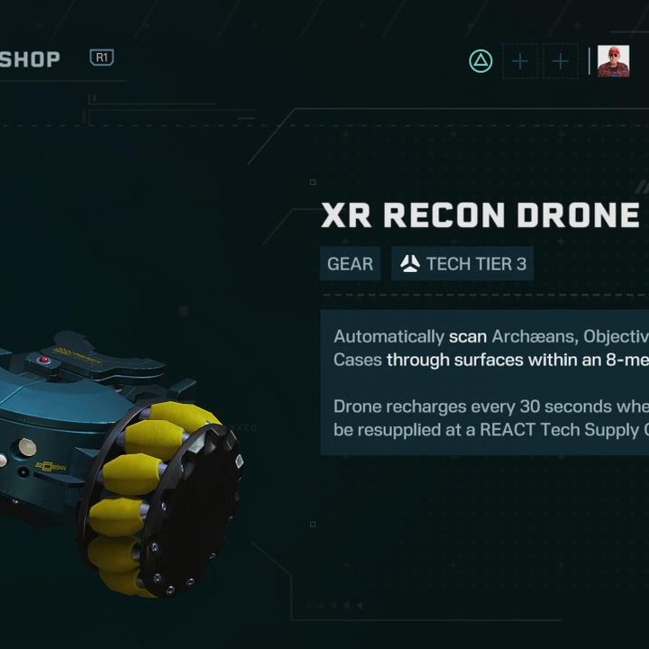 XR Recon Drone in Rainbow Six Extraction.