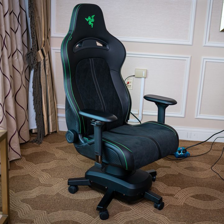 Razer Enki Pro HyperSense gaming chair.