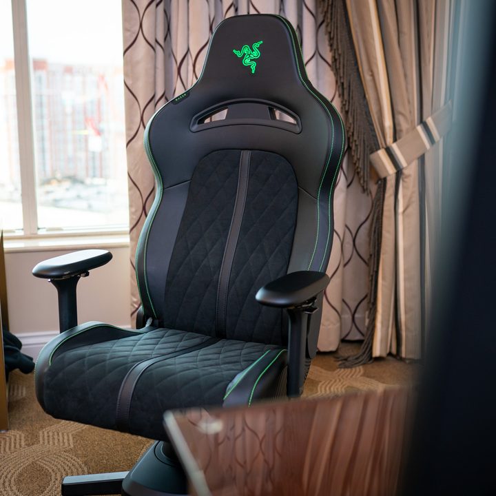 Razer Enki Pro HyperSense gaming chair.