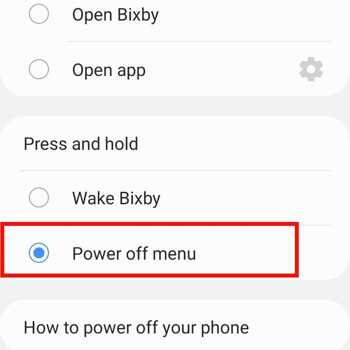Remap Bixby key on Samsung Galaxy S20.