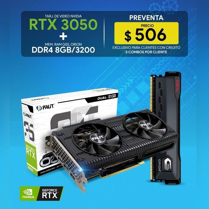 Nvidia RTX 3050 bundle.