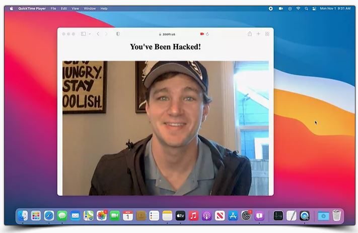 College student Ryan Pickren received a hefty bounty form Apple for hacking a Mac webcam.