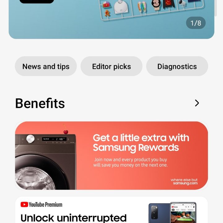 Samsung Members App Get Help.