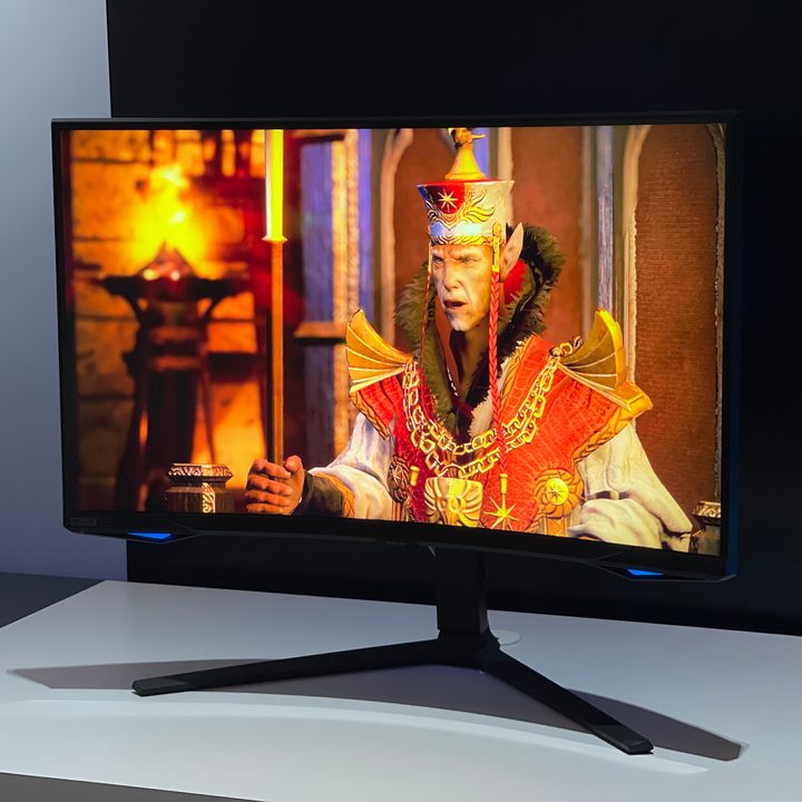 Samsung Odyssey Neo G8 gaming monitor.