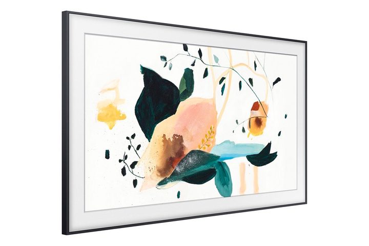 The 32-inch Samsung Frame wall-mounted 4K TV.