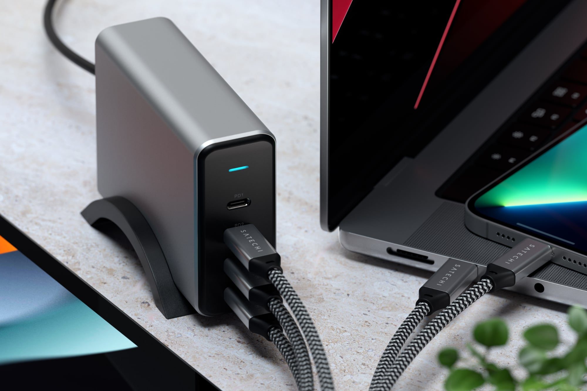 Satechi just launched a crazy 165-watt, 4-port USB-C charger