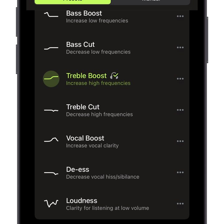 ShurePlay Plus app for iOS.