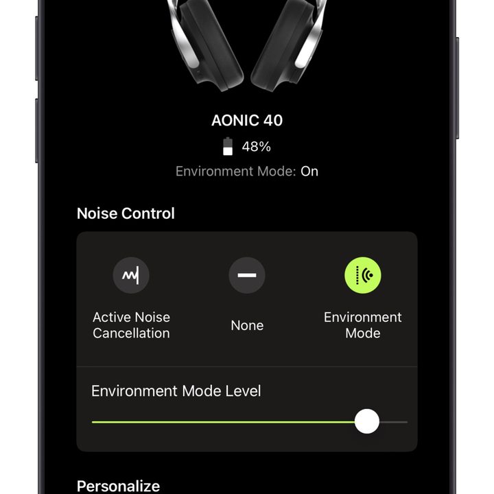 ShurePlay Plus app for iOS.