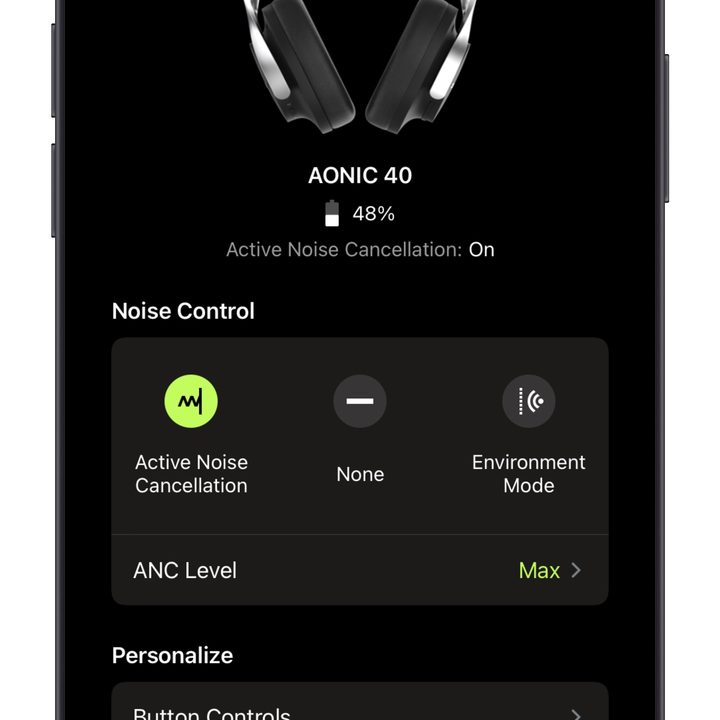 ShurePlay Plus app for iOS.