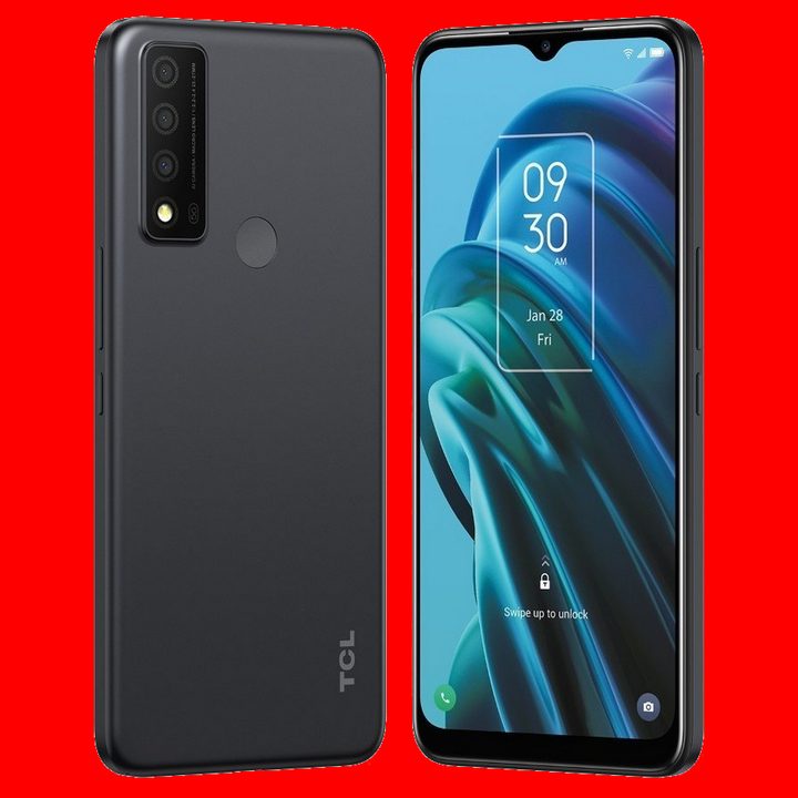TCL 30XE 5G smartphone.