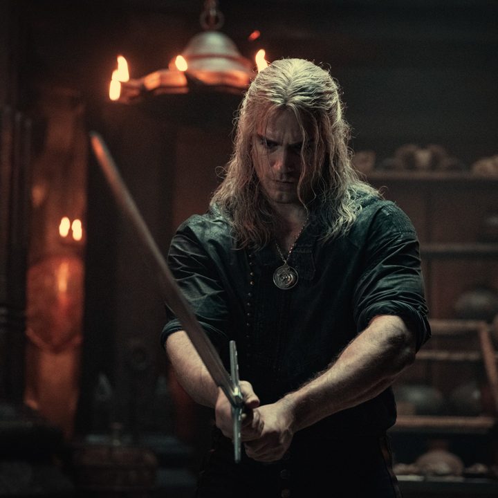 Henry Cavill as Geralt in a scene from season 2 of The Witcher.