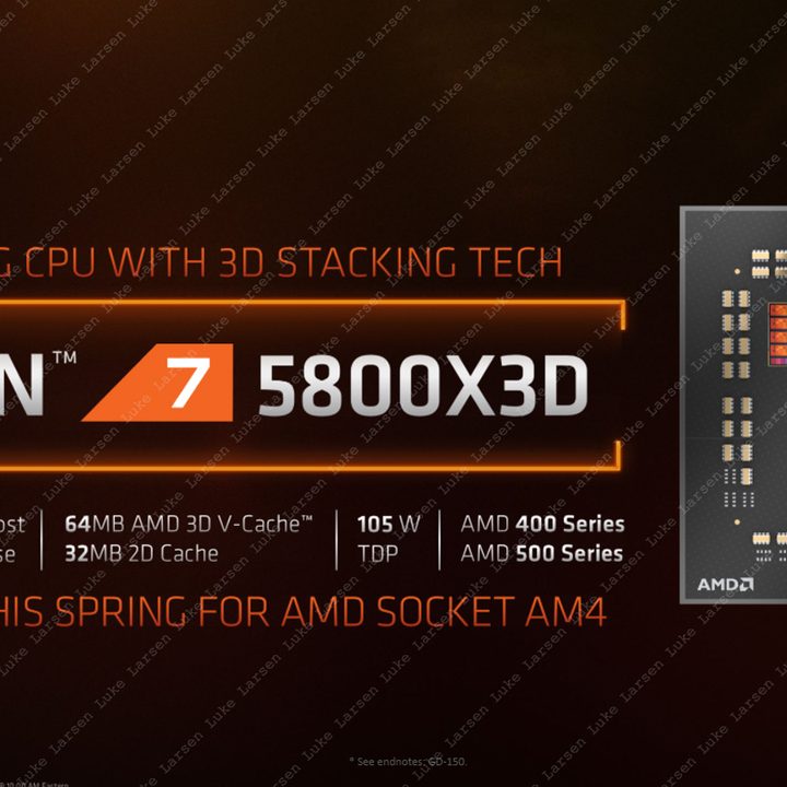 AMD 5800X3D VCache CPU.