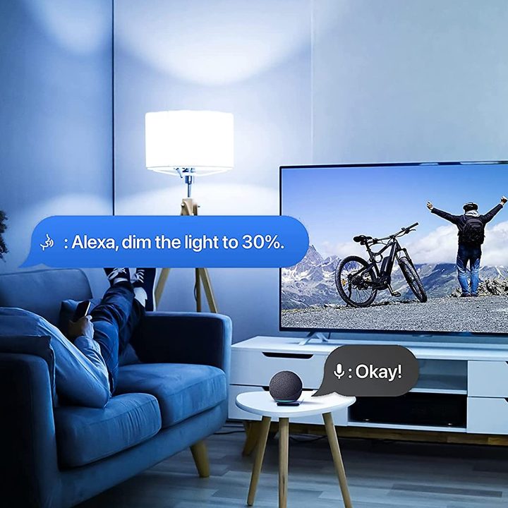 Vont smart bulb with Alexa voice control support.