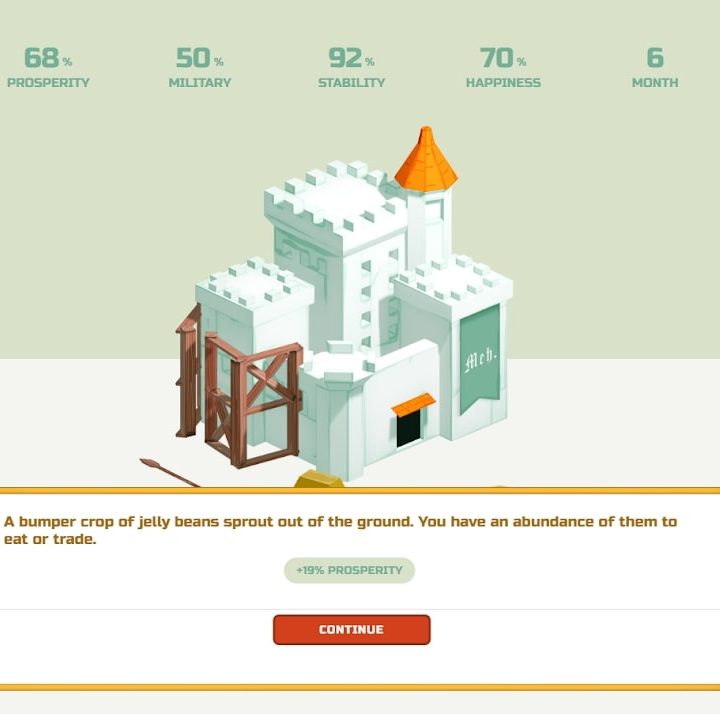 An A.I. directs the action in Medieval Problems.