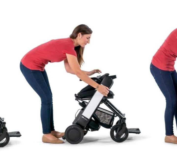Whill folding wheelchair.