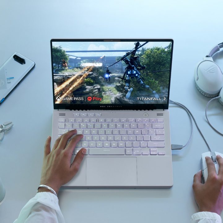 A top down look at the new ROG Zephyrus G14.