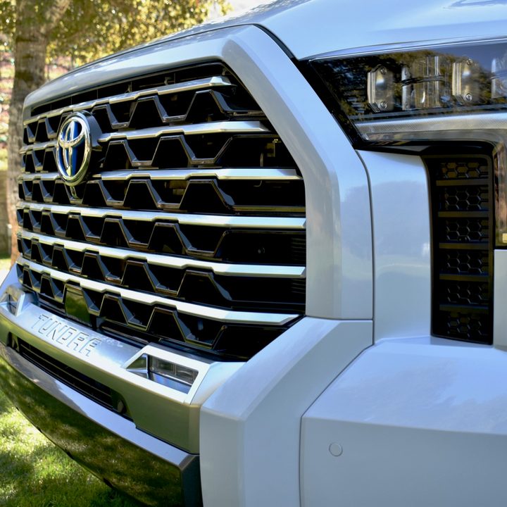 2022 Toyota Tundra i-Force Max hybrid grille.