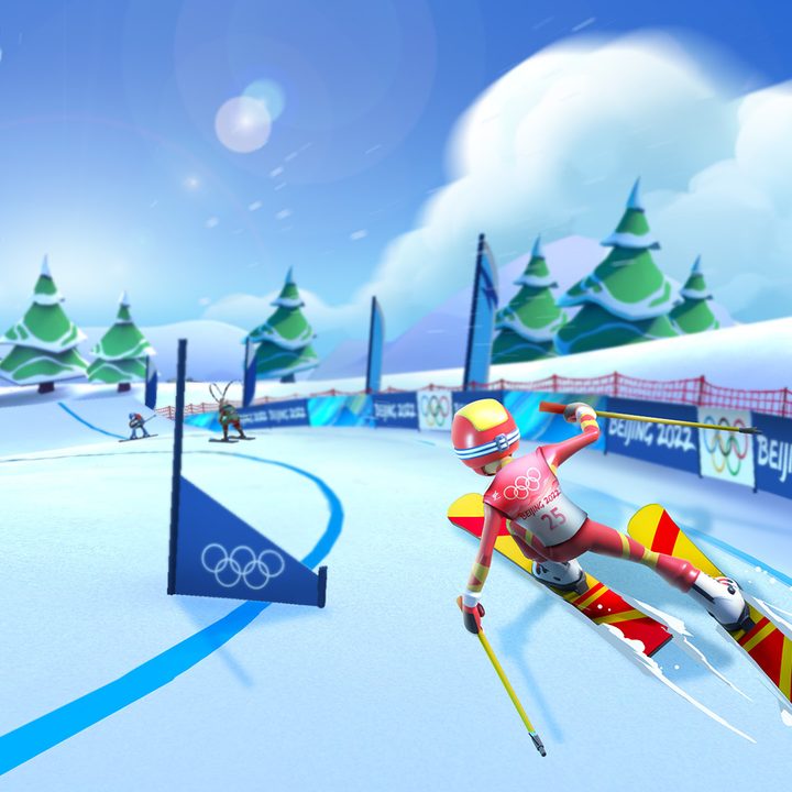 Olympic Games Jam: Beijing 2022, an NFT-based mobile game, features a skiing minigame.