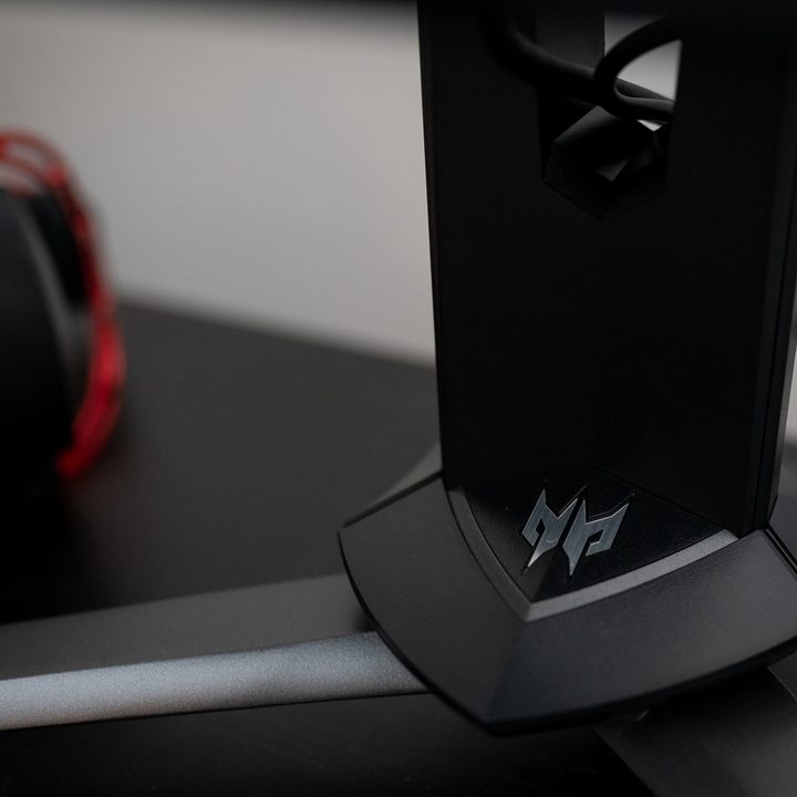 Logo on the Acer Predator X28.