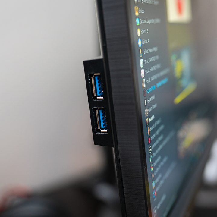 USB ports on the Acer Predator X28