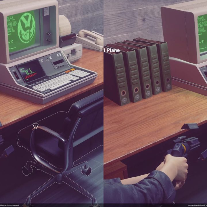 Ambient occlusion in Control.