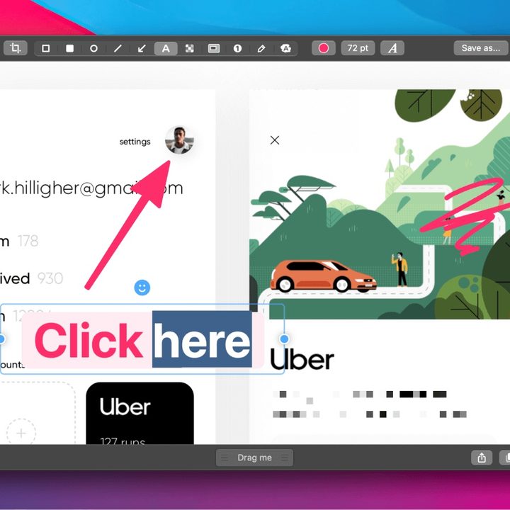 CleanShot X's clean interface showing it's annotation tools.