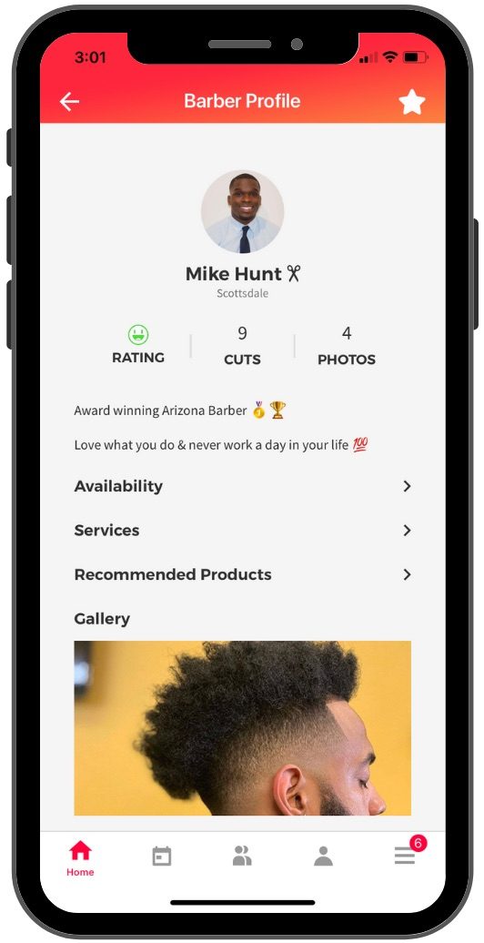 ClipDart mobile app screen.