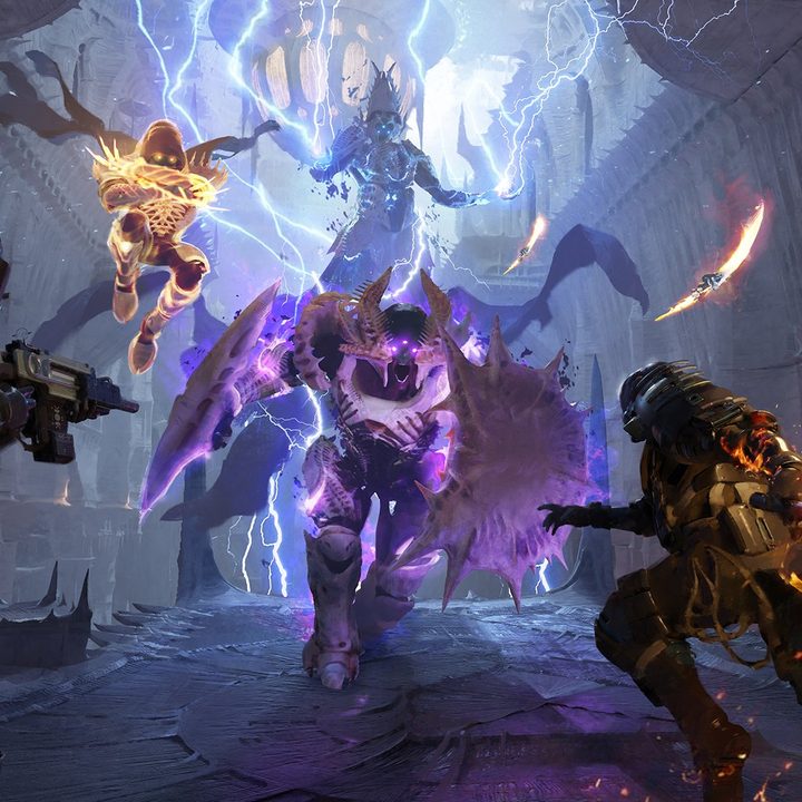 Guardians fight against the Lucent Brood in Destiny 2: The Witch Queen.