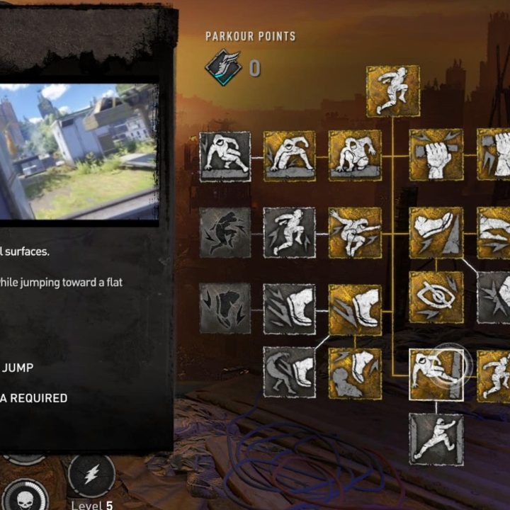 The Tic Tac parkour skill from Dying Light 2.