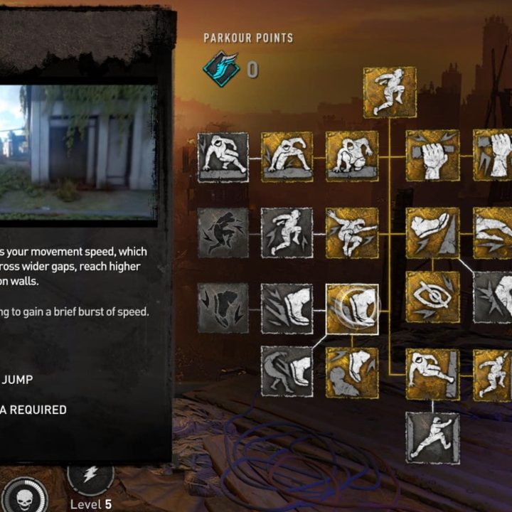 The Dart parkour skill from Dying Light 2.