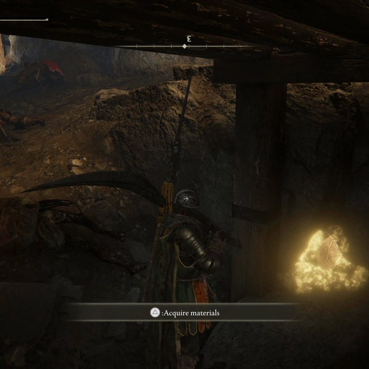 A smithing stone on the ground in Elden Ring.
