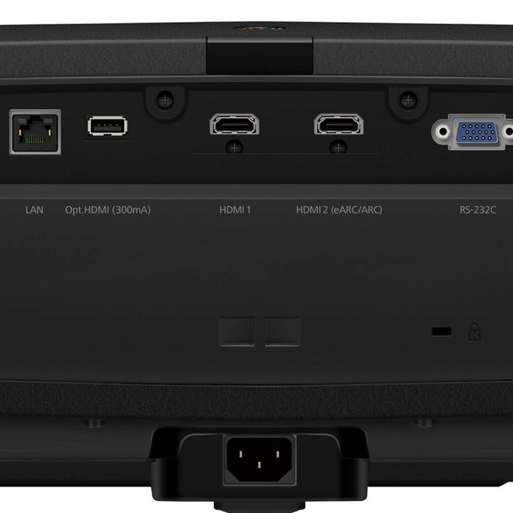 Epson Pro Cinema LS12000, back panel.