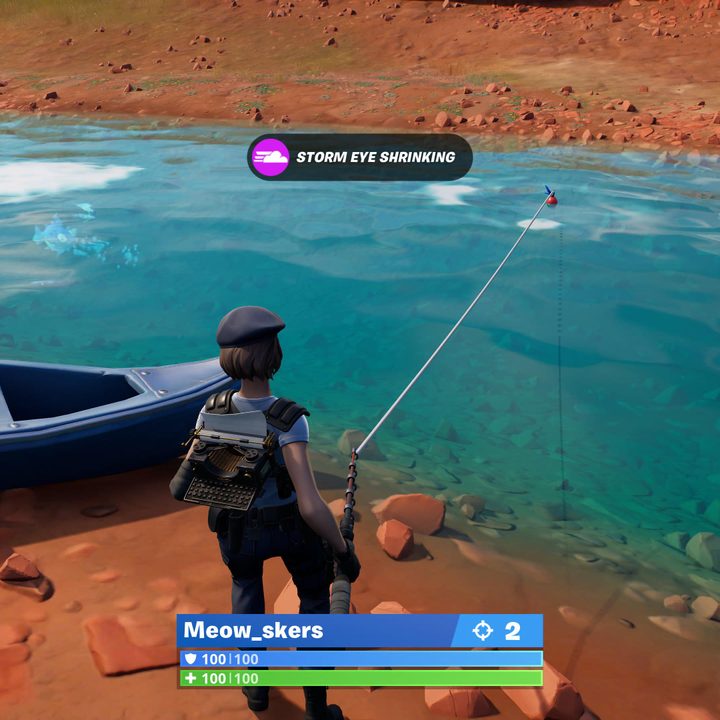 Fishing in Fortnite.
