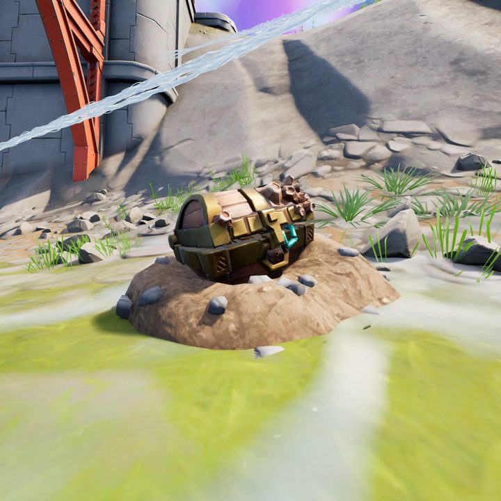 Drake's treasure in Fortnite.